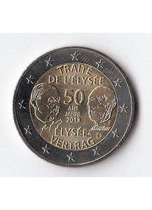 2013 - 2 Euro GERMANIA 50º Trattato dell'Eliseo Fdc